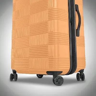 American Tourister Luggage Suitcase Carry On 20" Spinner Hardside, Orange