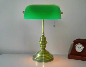 Bankers Desk Lamp  - Antique Brass ( tntl3026)