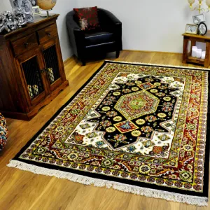 Black Persian Vesal Rug - Dakota