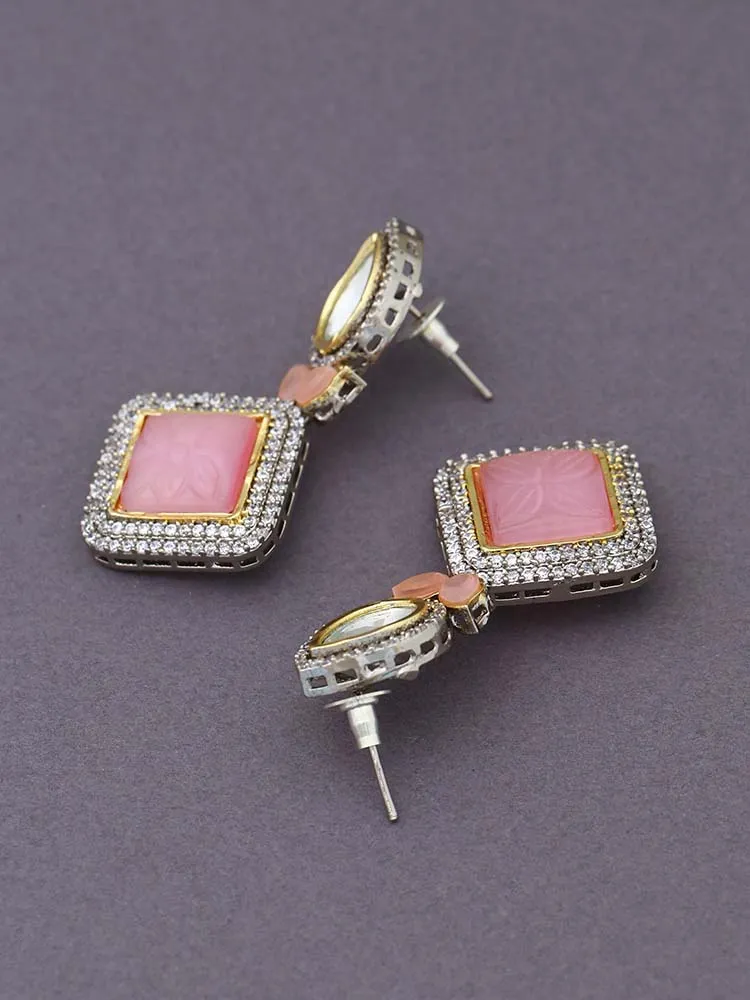 Blush Anima Kundan Studs