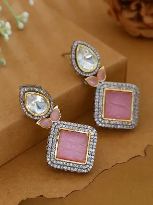 Blush Anima Kundan Studs