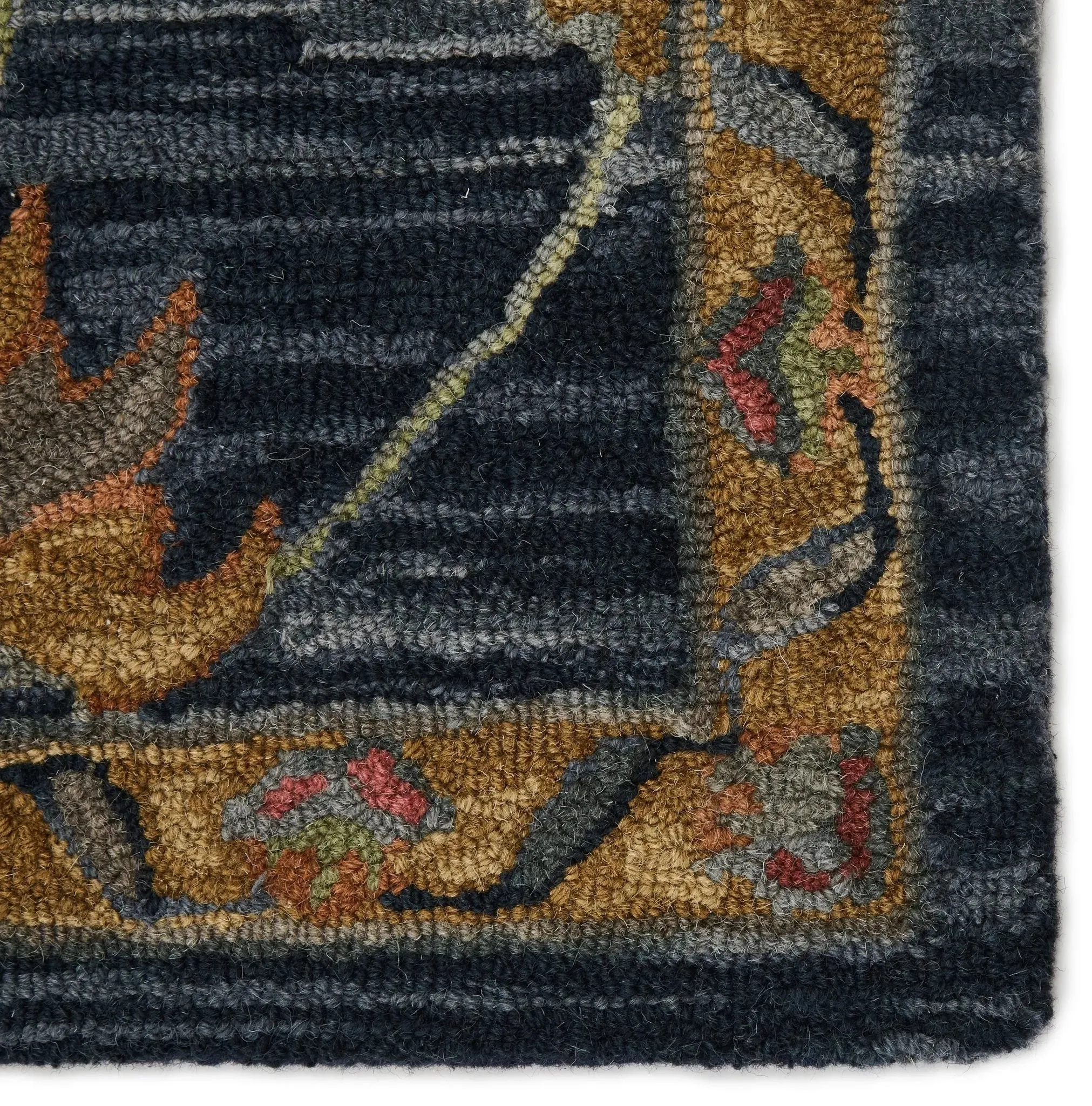 Cardamom COM10 Dark Blue/Red Rug