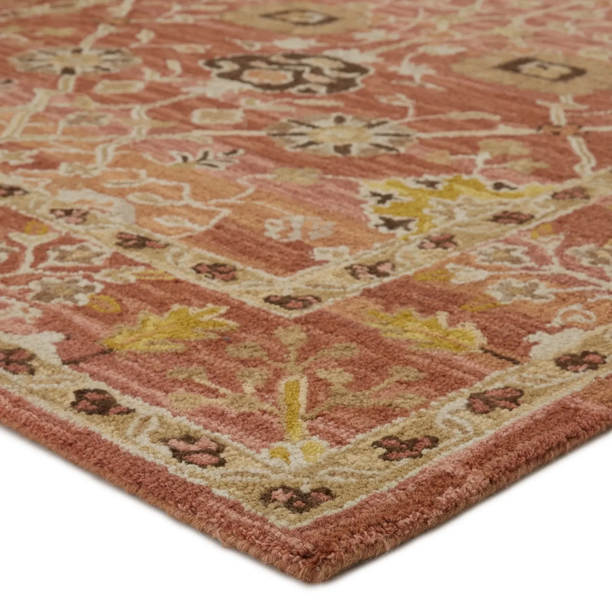 Cardamom COM12 Pink/Gold Rug