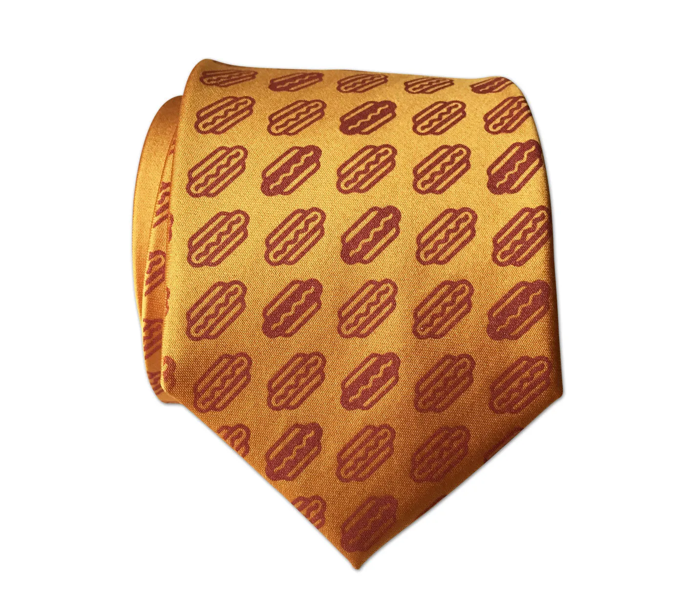 Coney Dog Necktie. Wieners! Hotdog Party Printed Tie