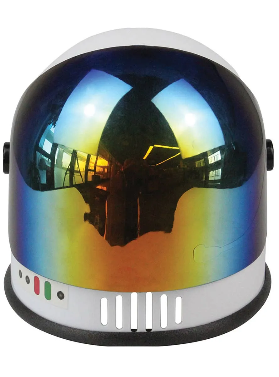 Deluxe Kids NASA Astronaut Costume Helmet with Rainbow Visor