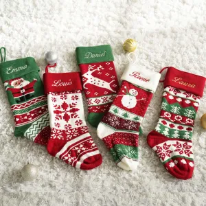 Embroidered Christmas Stocking