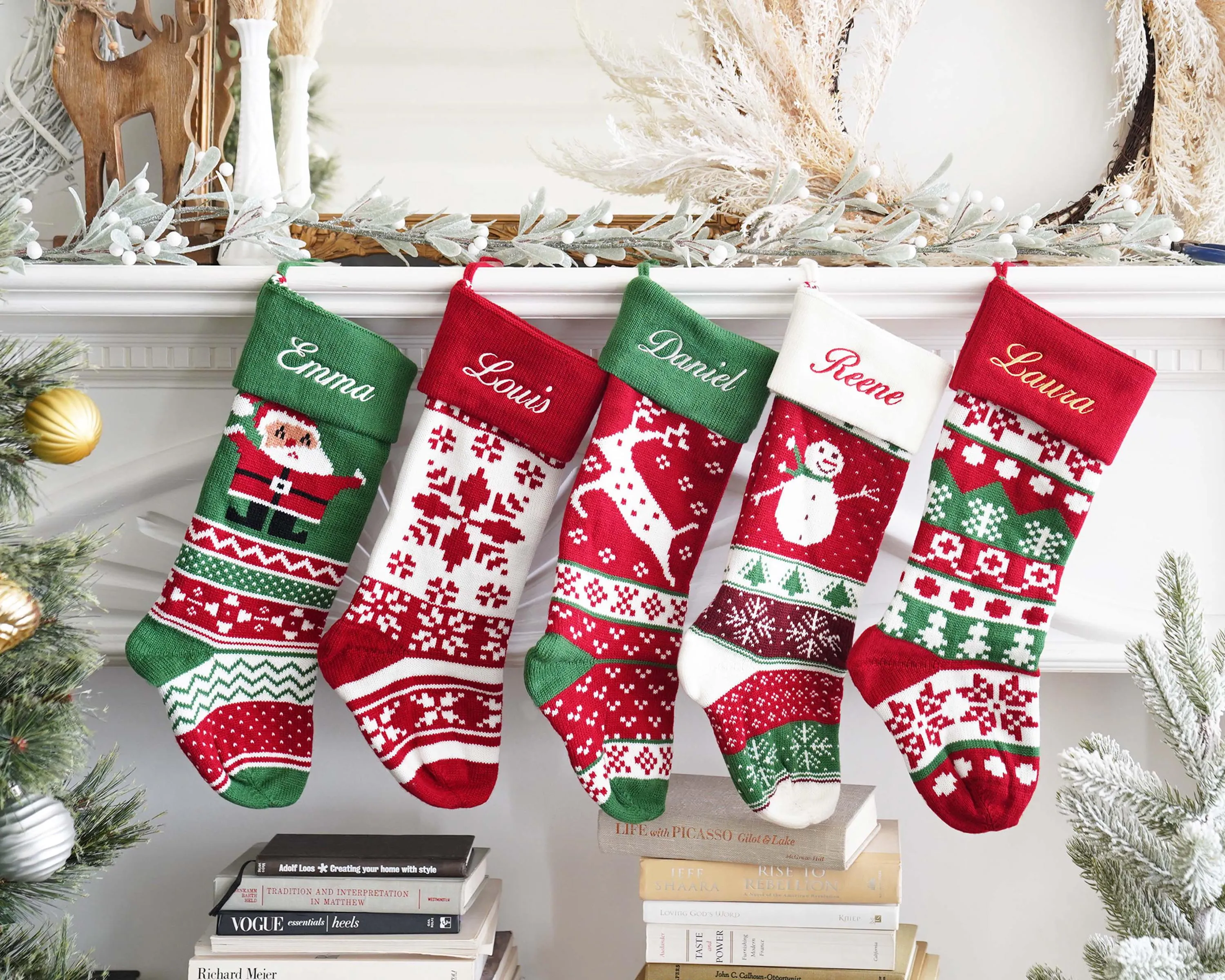 Embroidered Christmas Stocking