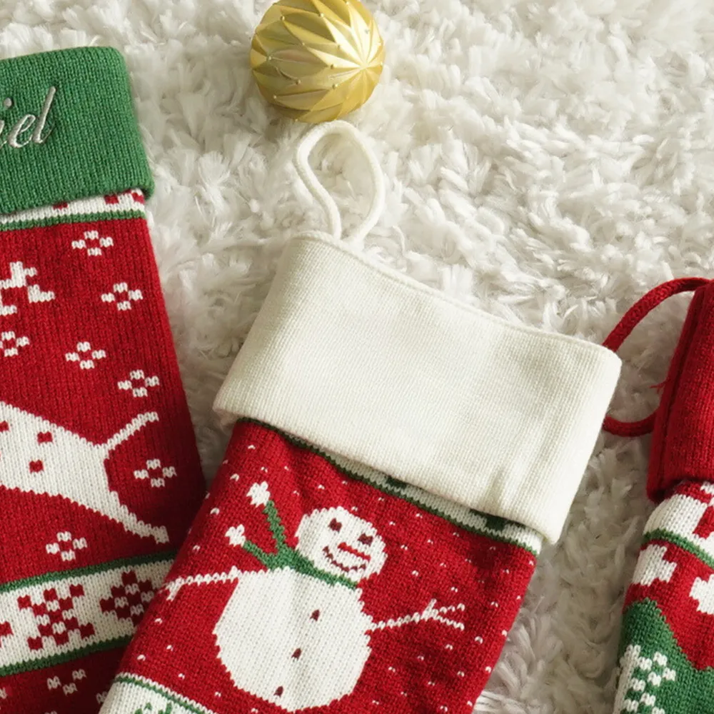 Embroidered Christmas Stocking