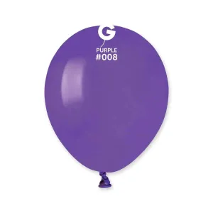 Gemar - 5" Purple Latex Balloons #008 (100pcs)