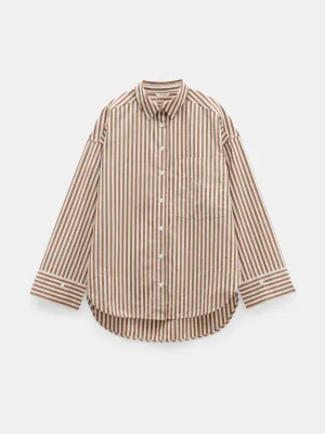 Indy oversized stripe shirt