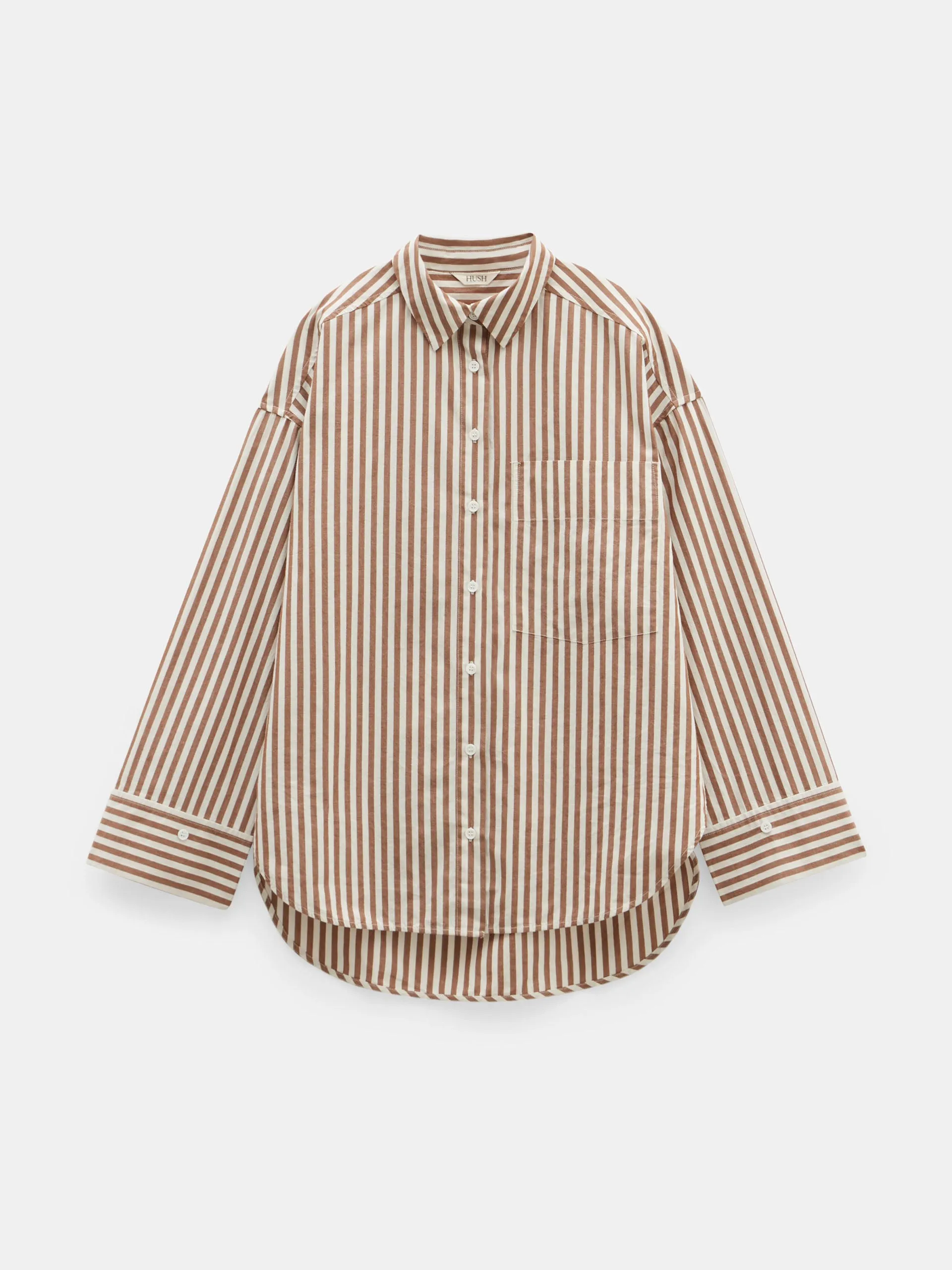 Indy oversized stripe shirt