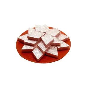 Kaju Katli Miniature Food Fridge Magnet