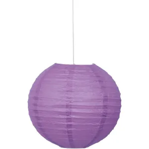 Lantern Round 10" Party Purple