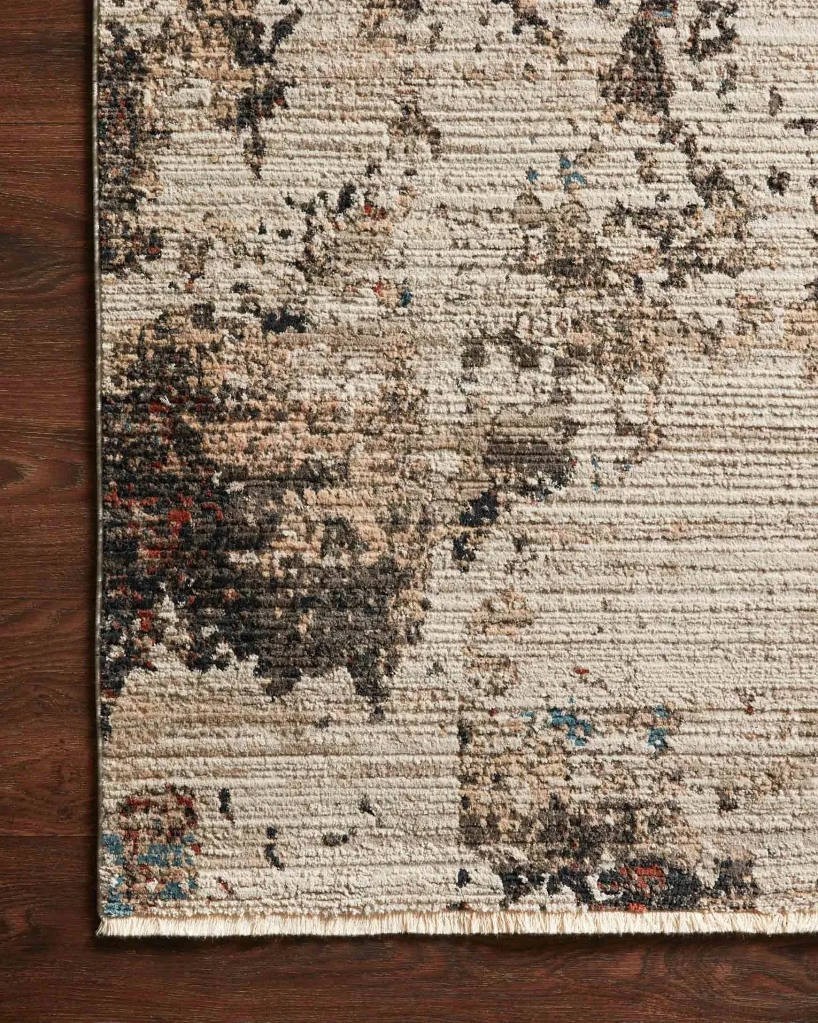 Leigh LEI-05 Ivory/Charcoal Rug