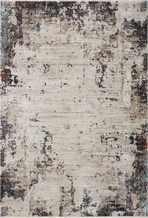 Leigh Rug in Ivory & Charcoal