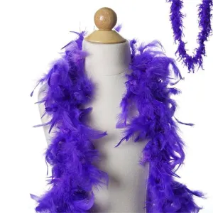 Lush-Chandelle Turkey Boas-Purple-2 Yards