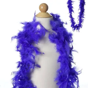 Lush-Chandelle Turkey Boas-Royal Blue-2 Yards