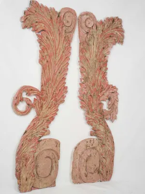 Pair of 18th-Century Spanish Boiserie Decorative Panels 50½"