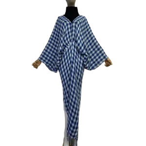 Pre Order:  Elegant Checkered Kaftan Dress - WINI