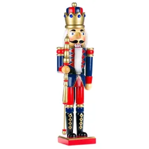 Red and Blue Nutcracker King