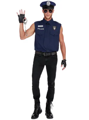 The Sargent Mens Police Officer Plus Size Costume