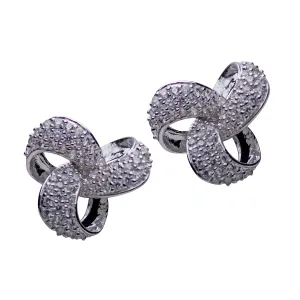 Trinity Knot Silver Earrings