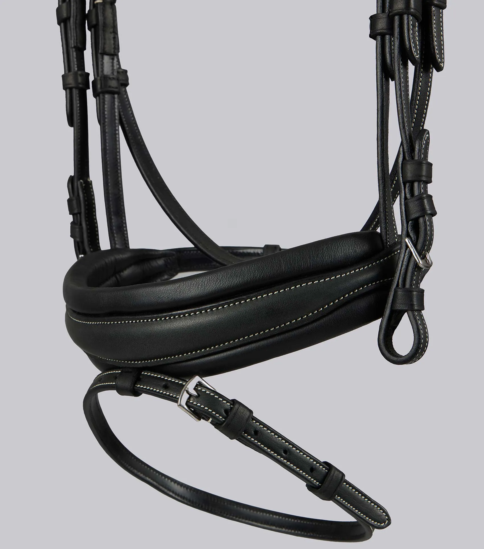 Veneto Anatomical Snaffle Bridle Black