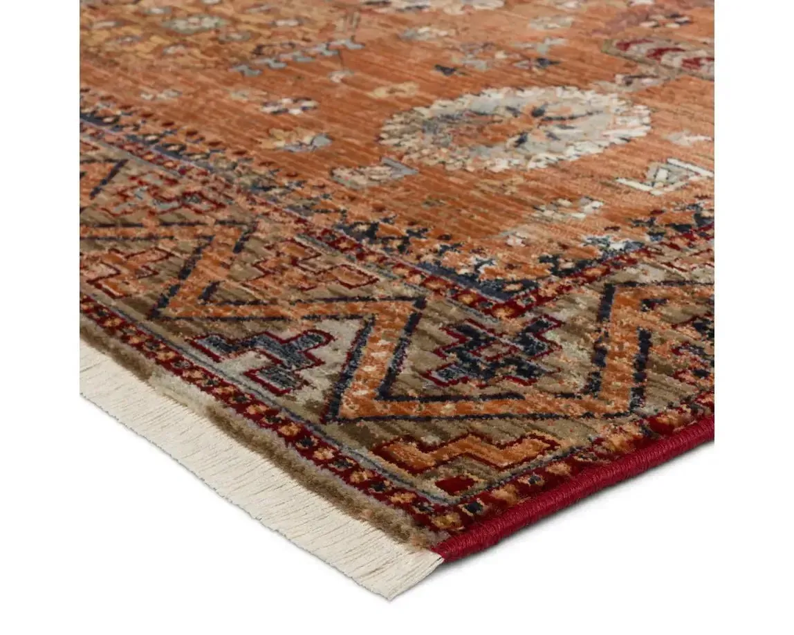 Zefira ZFA15 Orange/Brown Rug