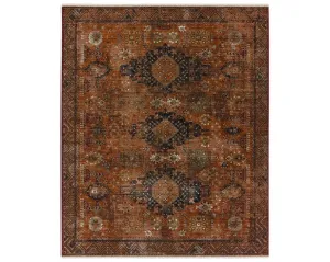 Zefira ZFA15 Orange/Brown Rug